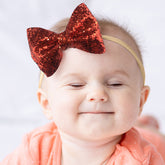 Baby Headband for Baby Hair Accessories for infant (Red)